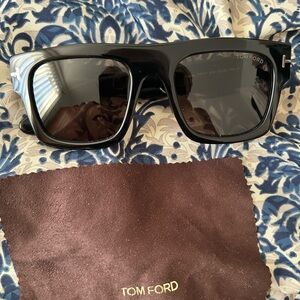 Tom Ford Fausto Black Sunglasses